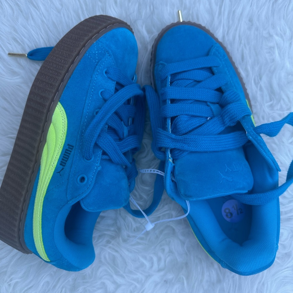PUMA Rihanna Fenty x Creeper Phatty Speed Blue (399332-02) Woman’s Size 6.